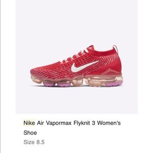 Pink Nike air vapormax 3 - brand new